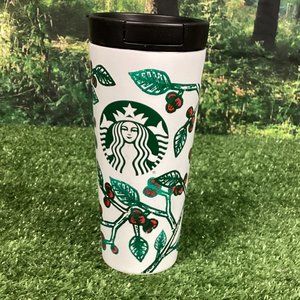 STARBUCKS 2016 Holly Berry Drink Tumbler 16oz.